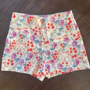 Ann Taylor Floral Shorts, Size 4